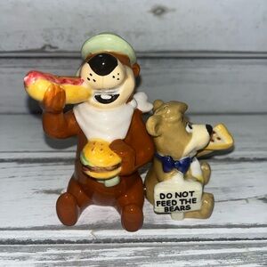 Westland Giftware Yogi Bear & Boo-Boo Eating Magnetic Salt & Pepper Shakers